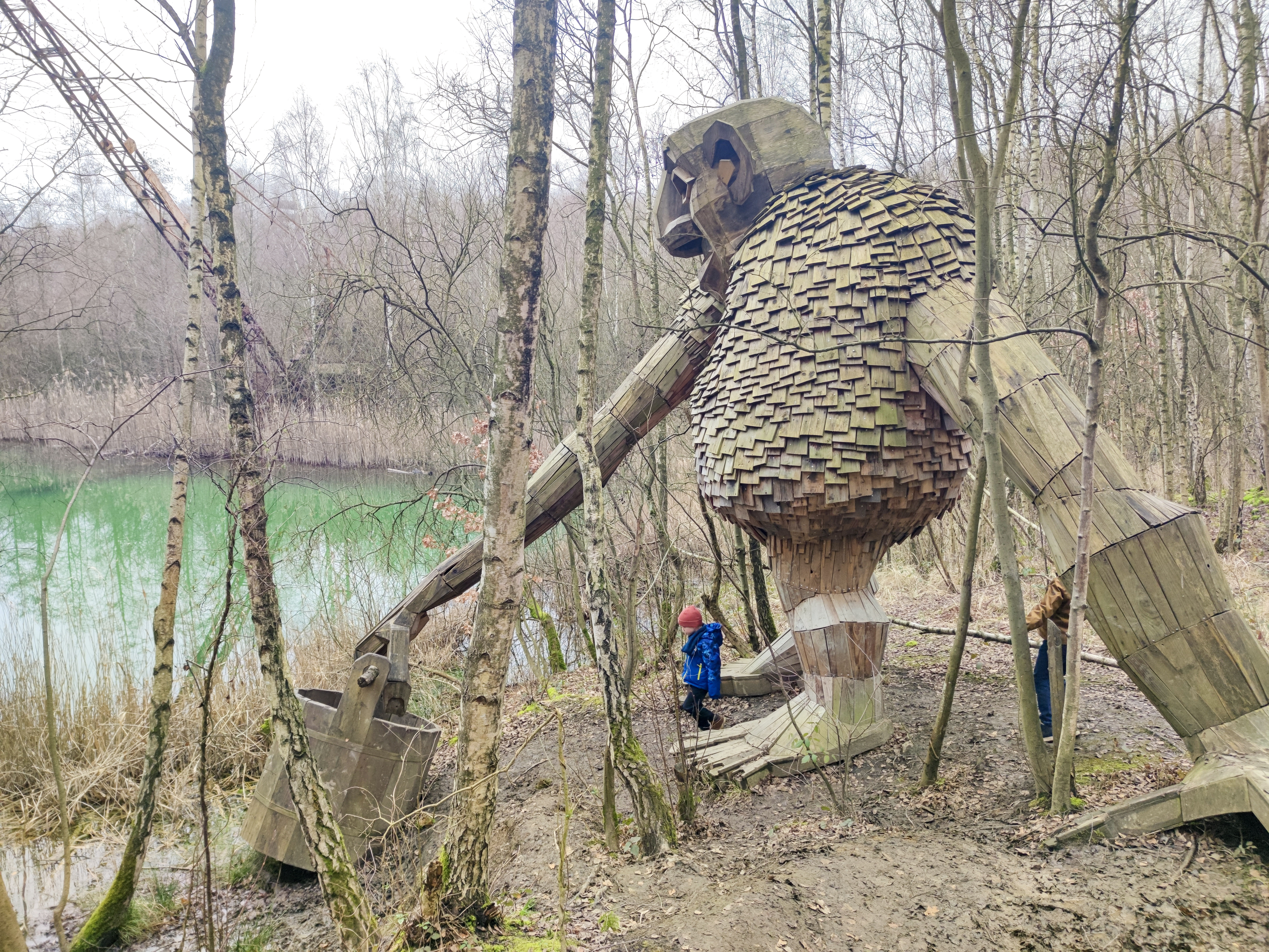 Op trollenjacht in recreatiedomein De Schorre in Boom