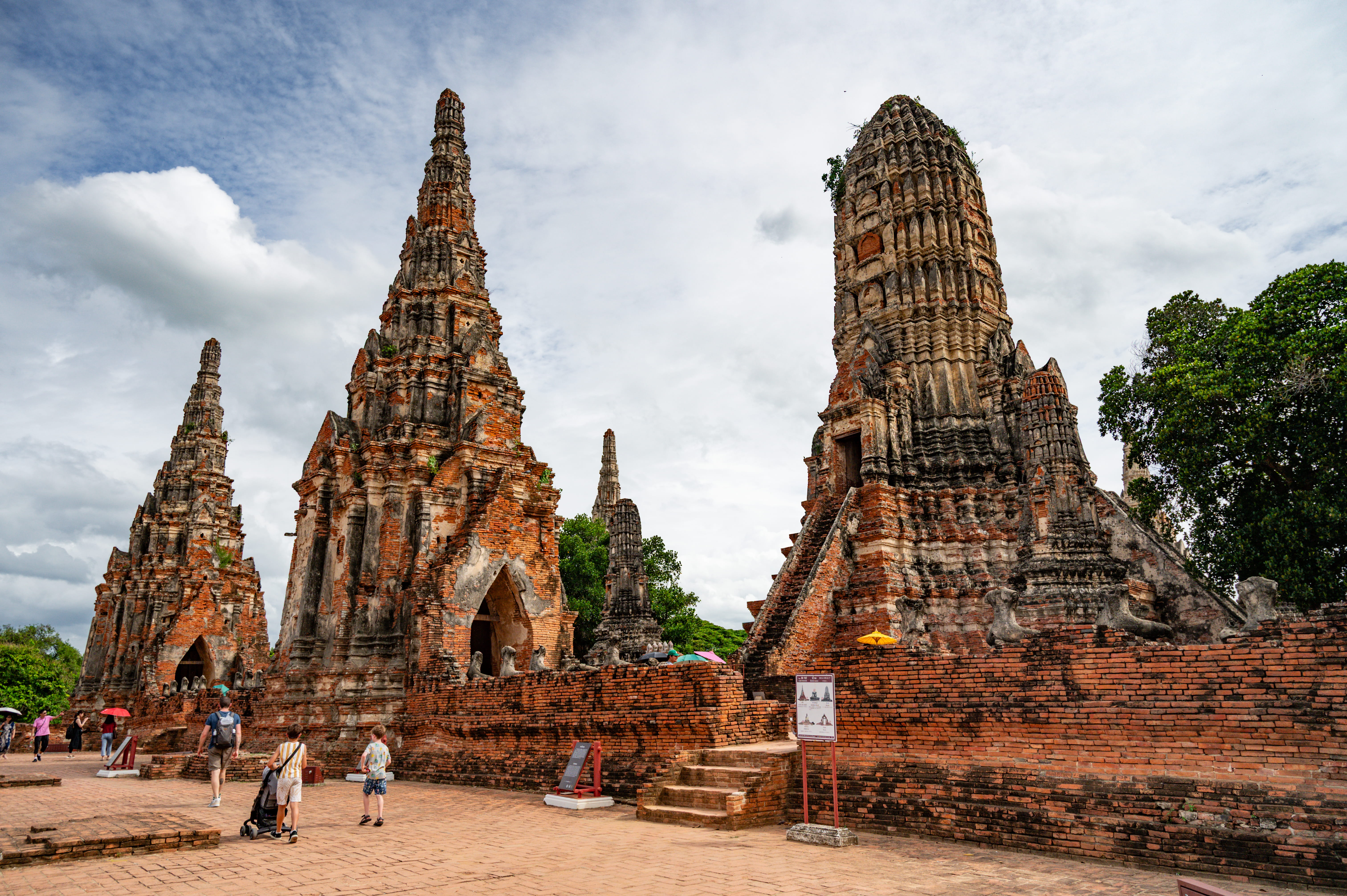 Ayutthaya met kinderen
